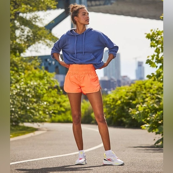 FP Movement By Free People NWT The Way Home Colorblock Retro Shorts Size m - Picture 3 of 5